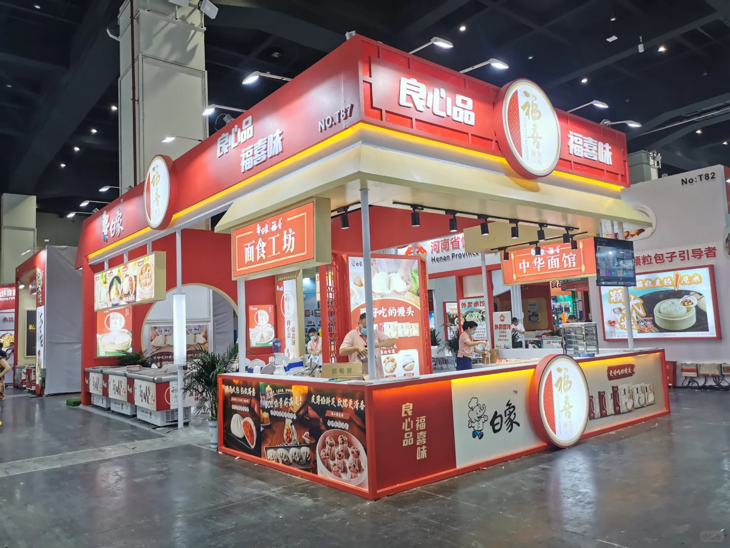 搭建过多次的中国风展台