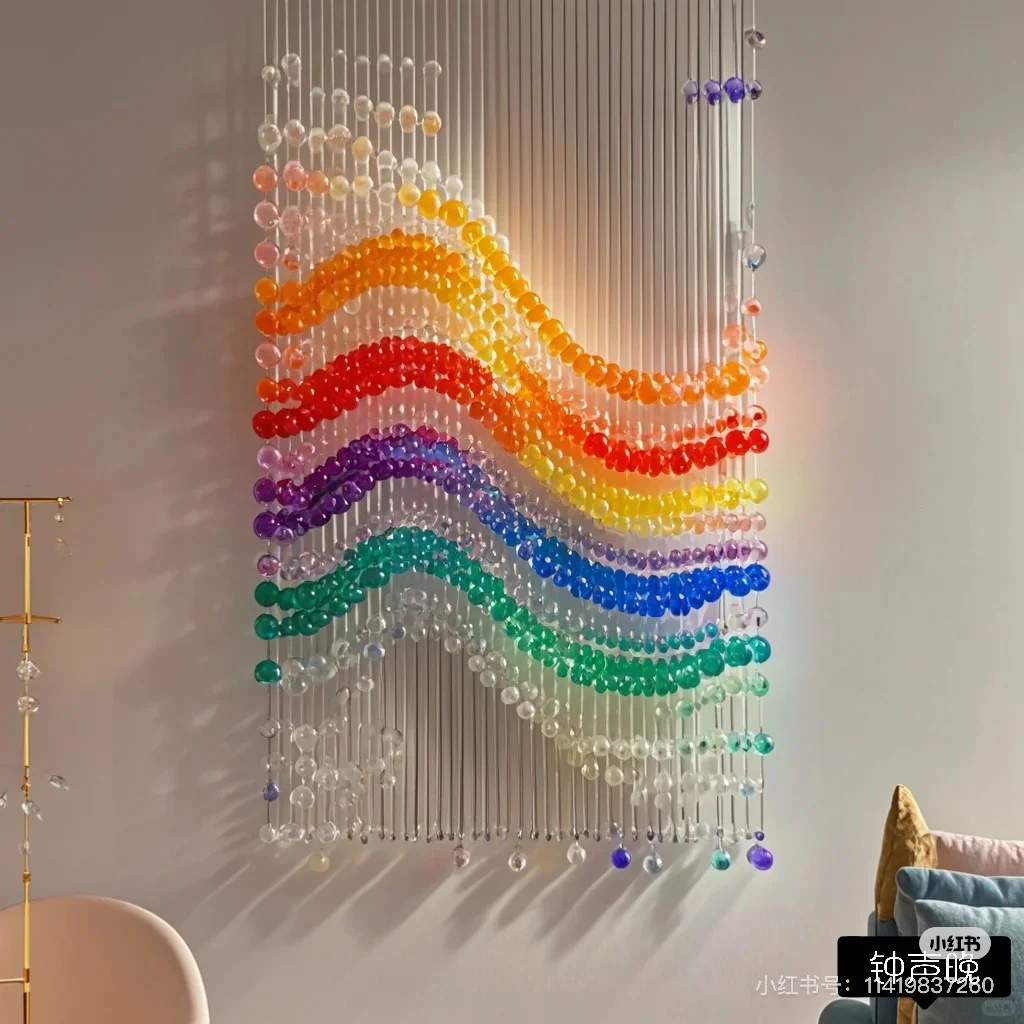 ?艺术装置｜珠子串成的展