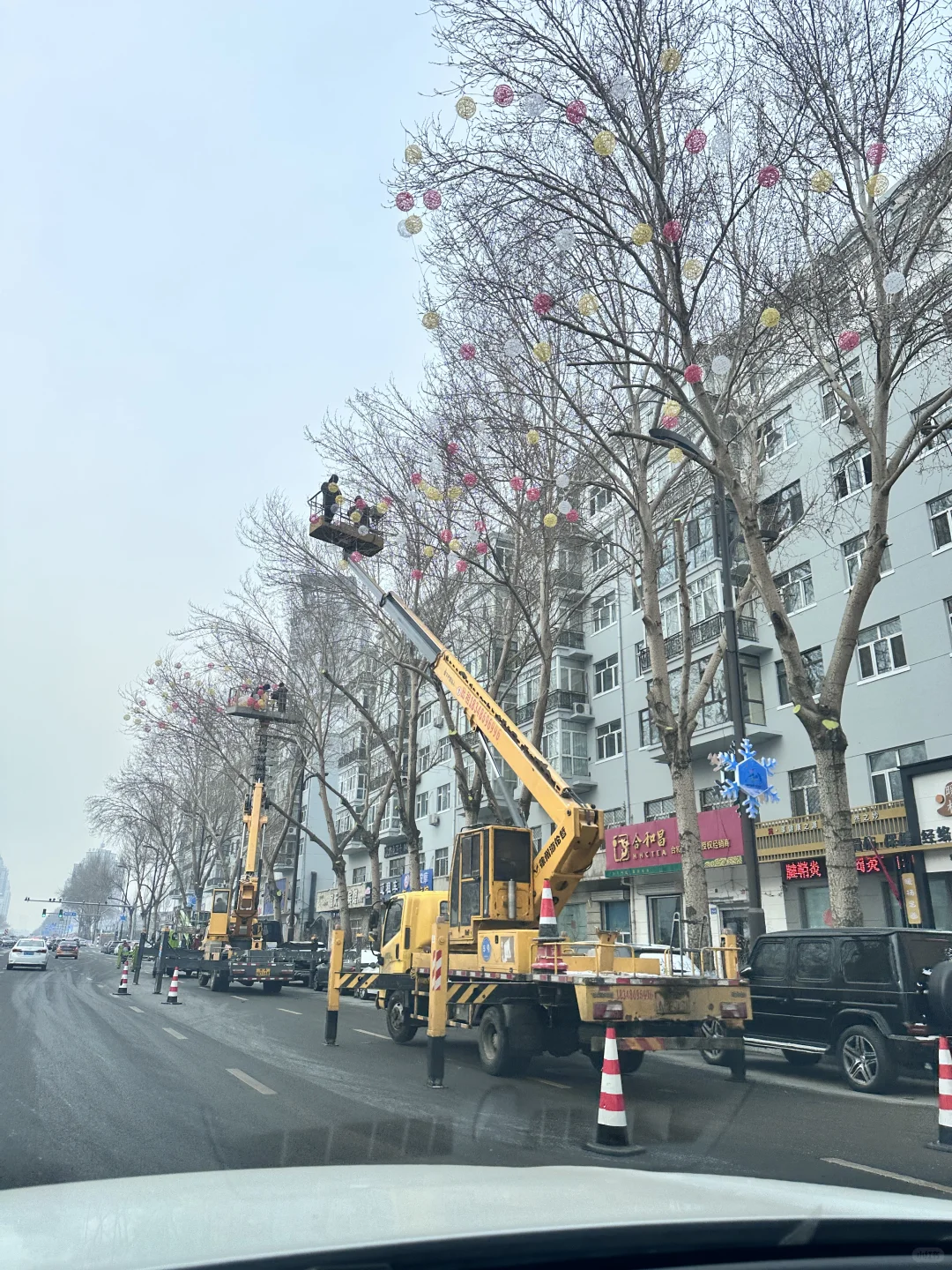 小雪人：我坐车来滴