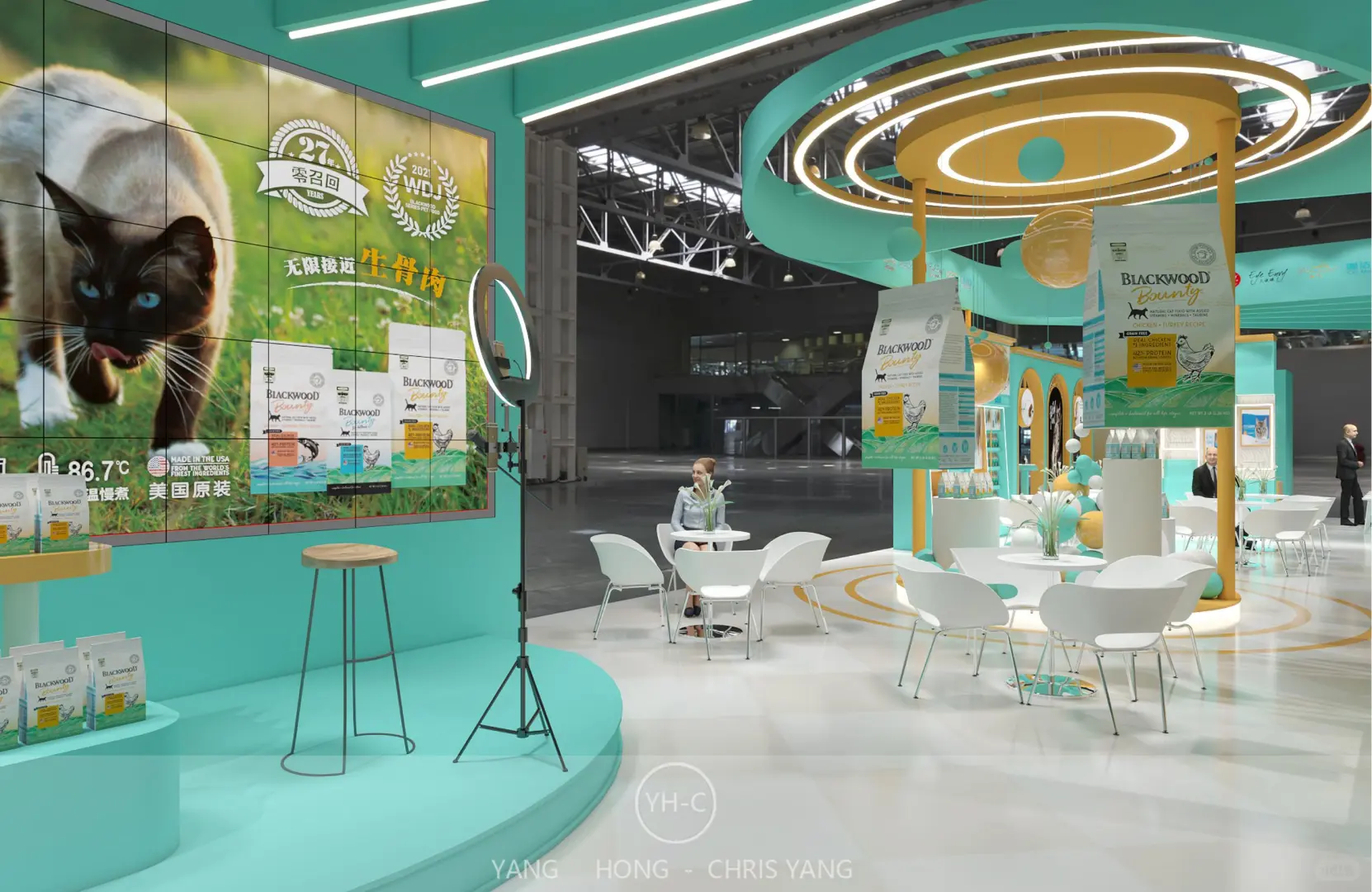 ?哇塞！珀萃展台搭建竟这么有料！