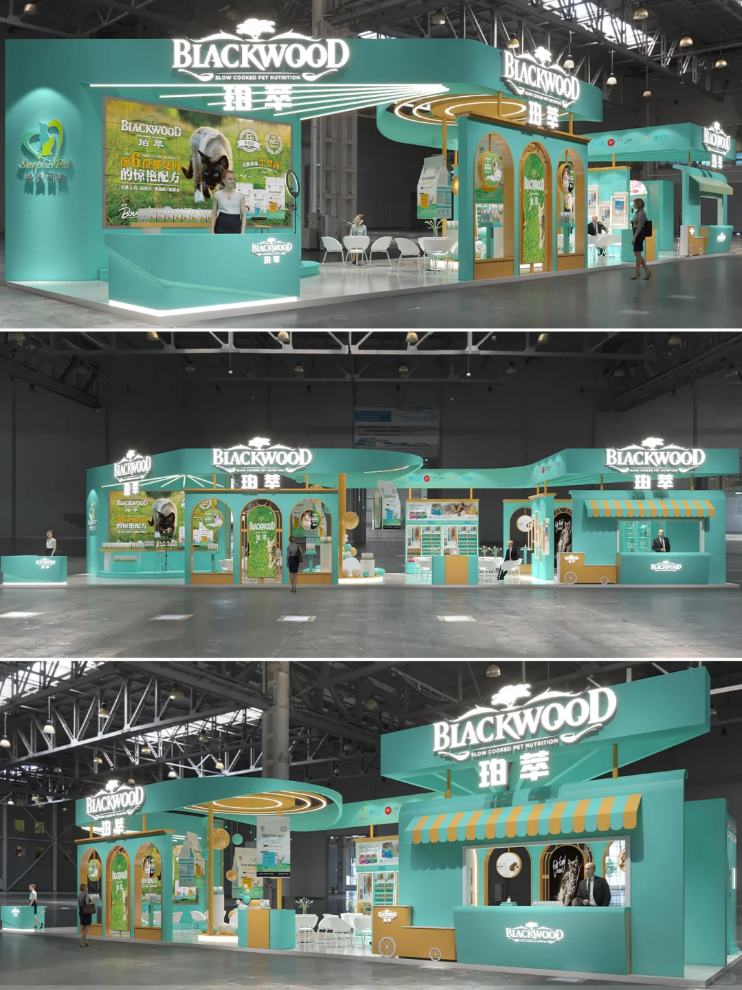 ?哇塞！珀萃展台搭建竟这么有料！