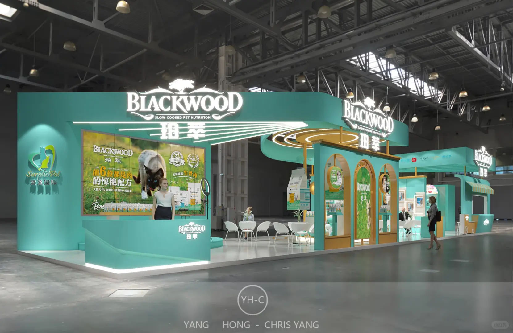 ?哇塞！珀萃展台搭建竟这么有料！