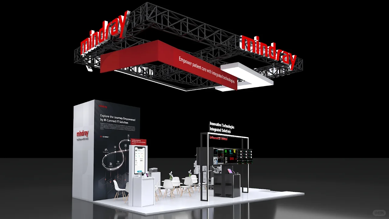 意大利展台设计搭建丨欧洲医疗展案例设计