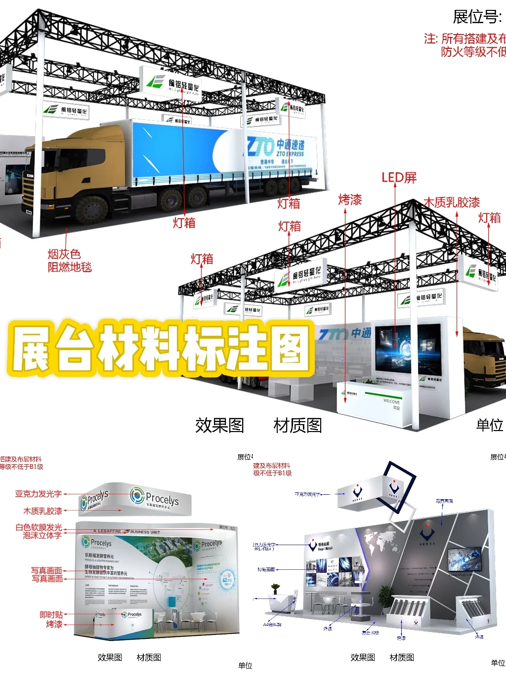 展台材料图?我就说上网能学到真东西吧