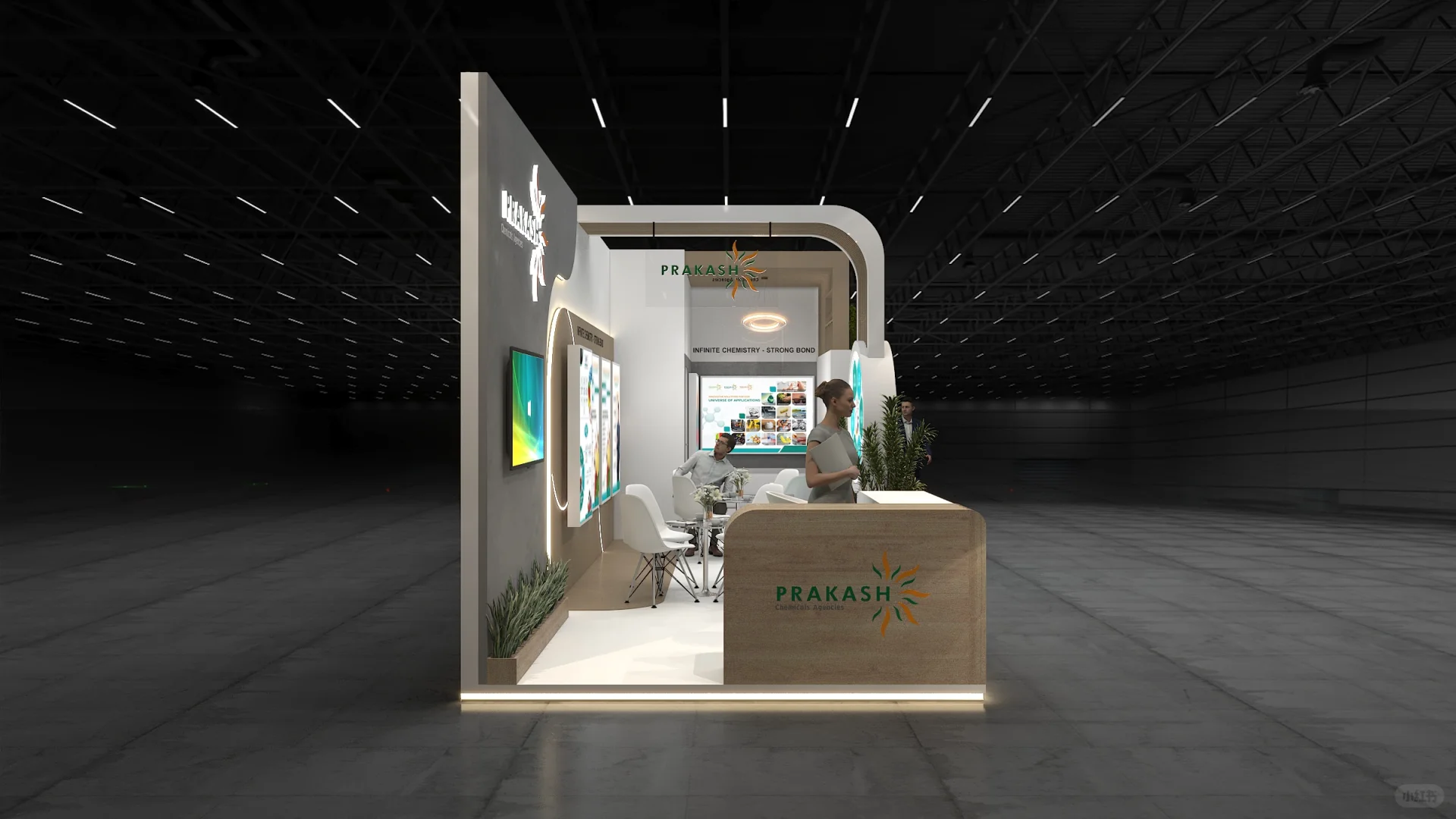 深圳广州展览会展台设计策划搭建效果图欣赏