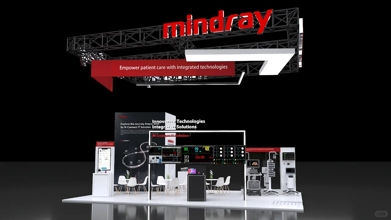 意大利展台设计搭建丨欧洲医疗展案例设计