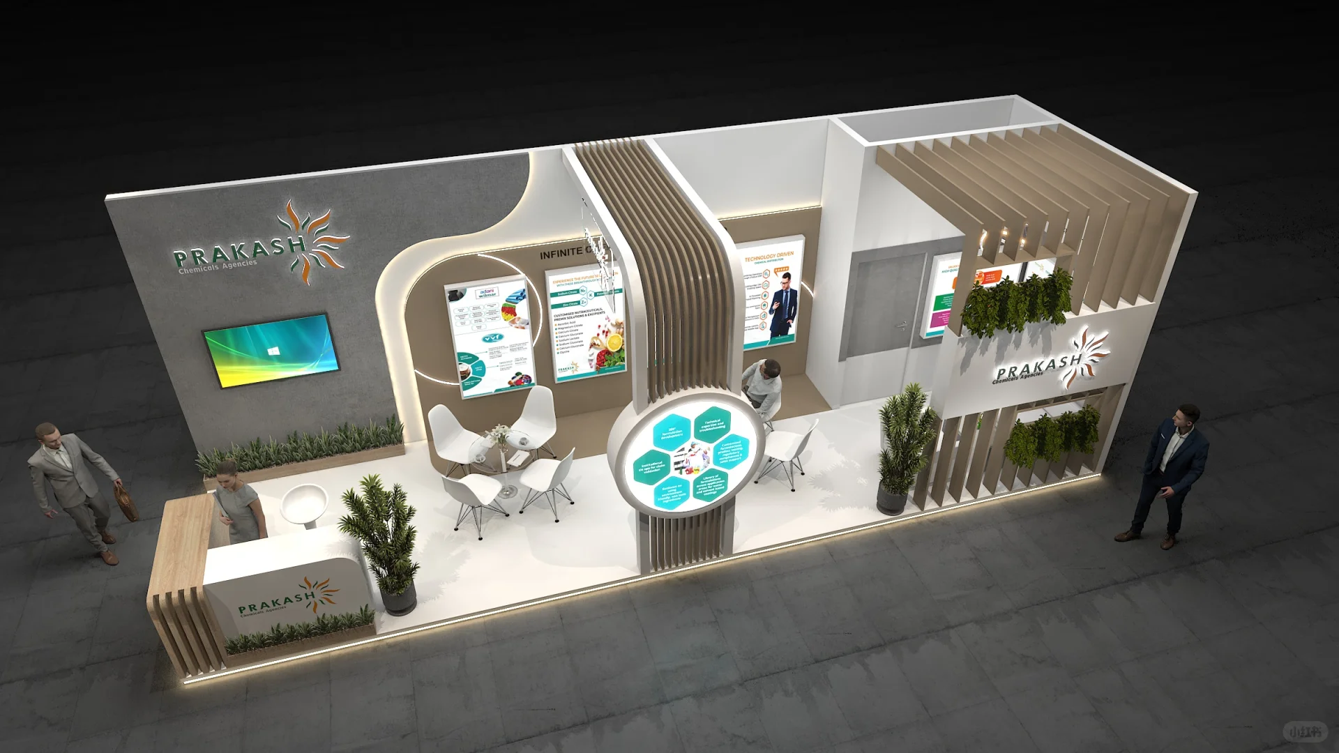 深圳广州展览会展台设计策划搭建效果图欣赏