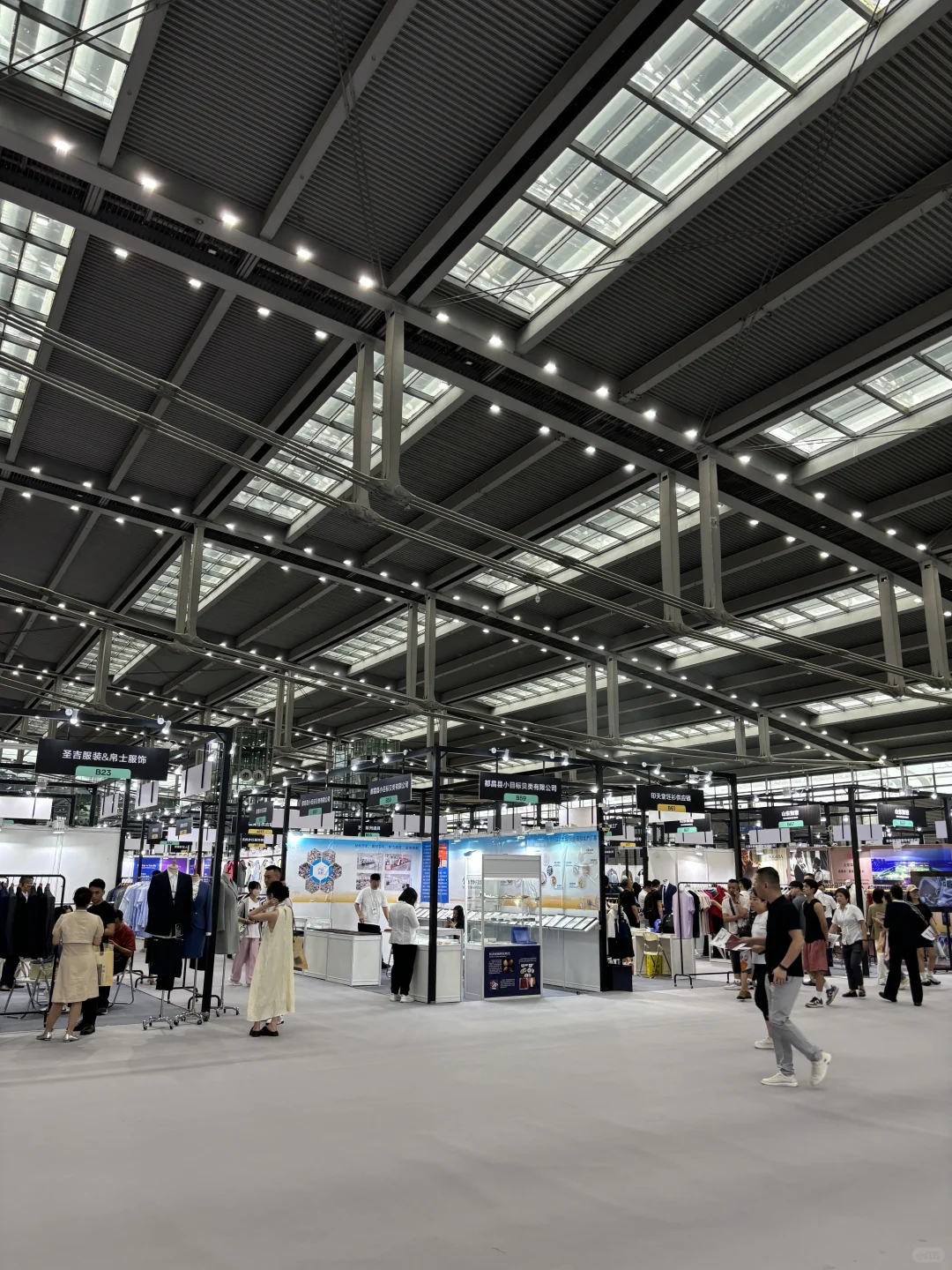 服装人参展学习的一天❗️把最好的带给大家❗️