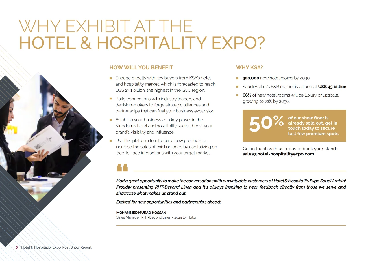 2025年沙特酒店及用品博览会