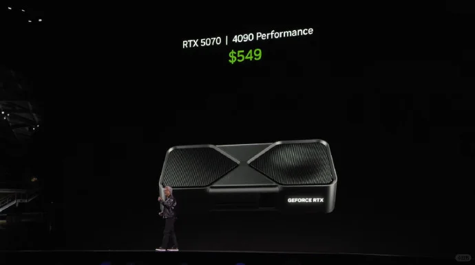 英伟达推出50系显卡 官方:5070和4090相当