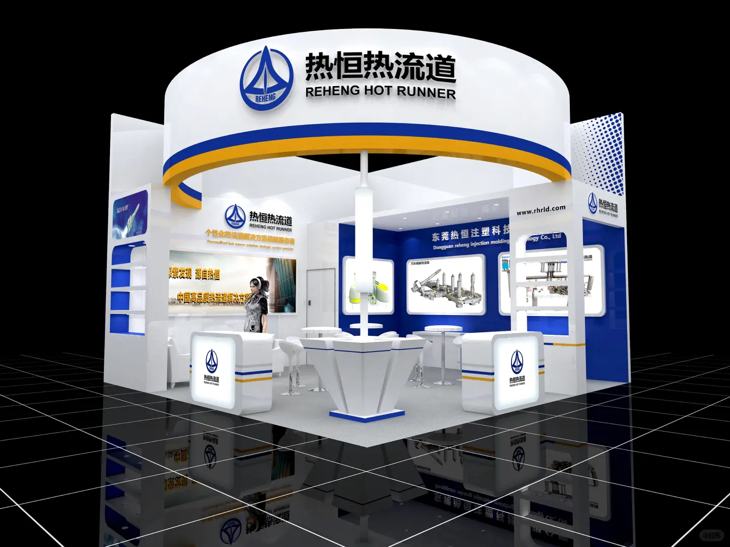 涂料化工工业展台设计‖橡塑展『至上展览』