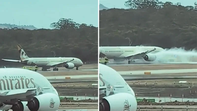 又出事了！阿提哈德航空一客机在澳起飞失败