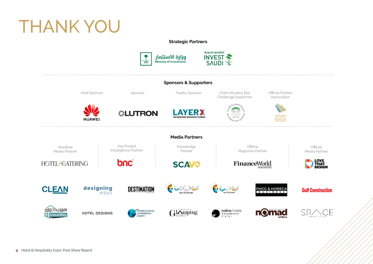 2025年沙特酒店及用品博览会