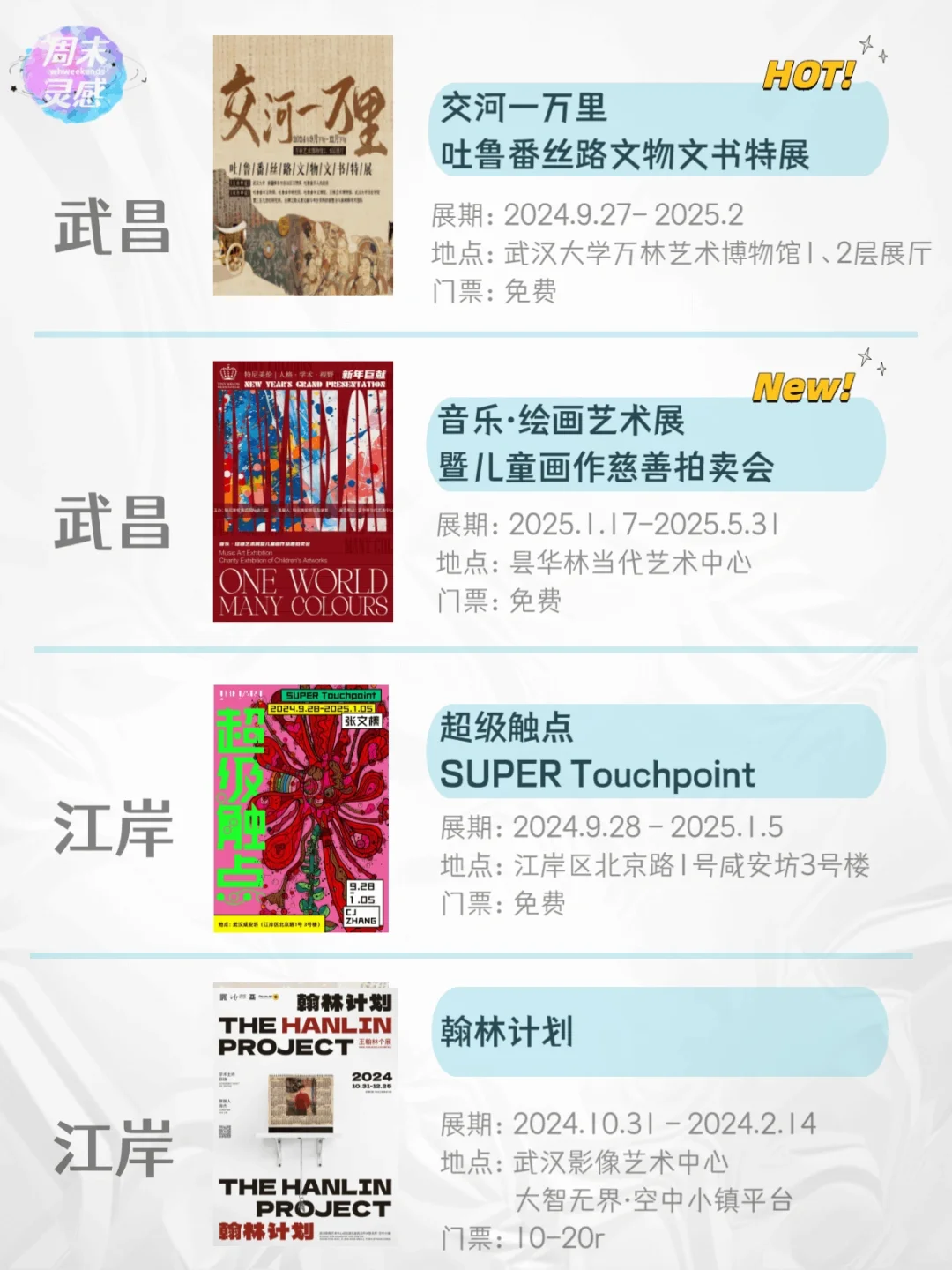 武汉看展|1月展览超全攻略持续更新