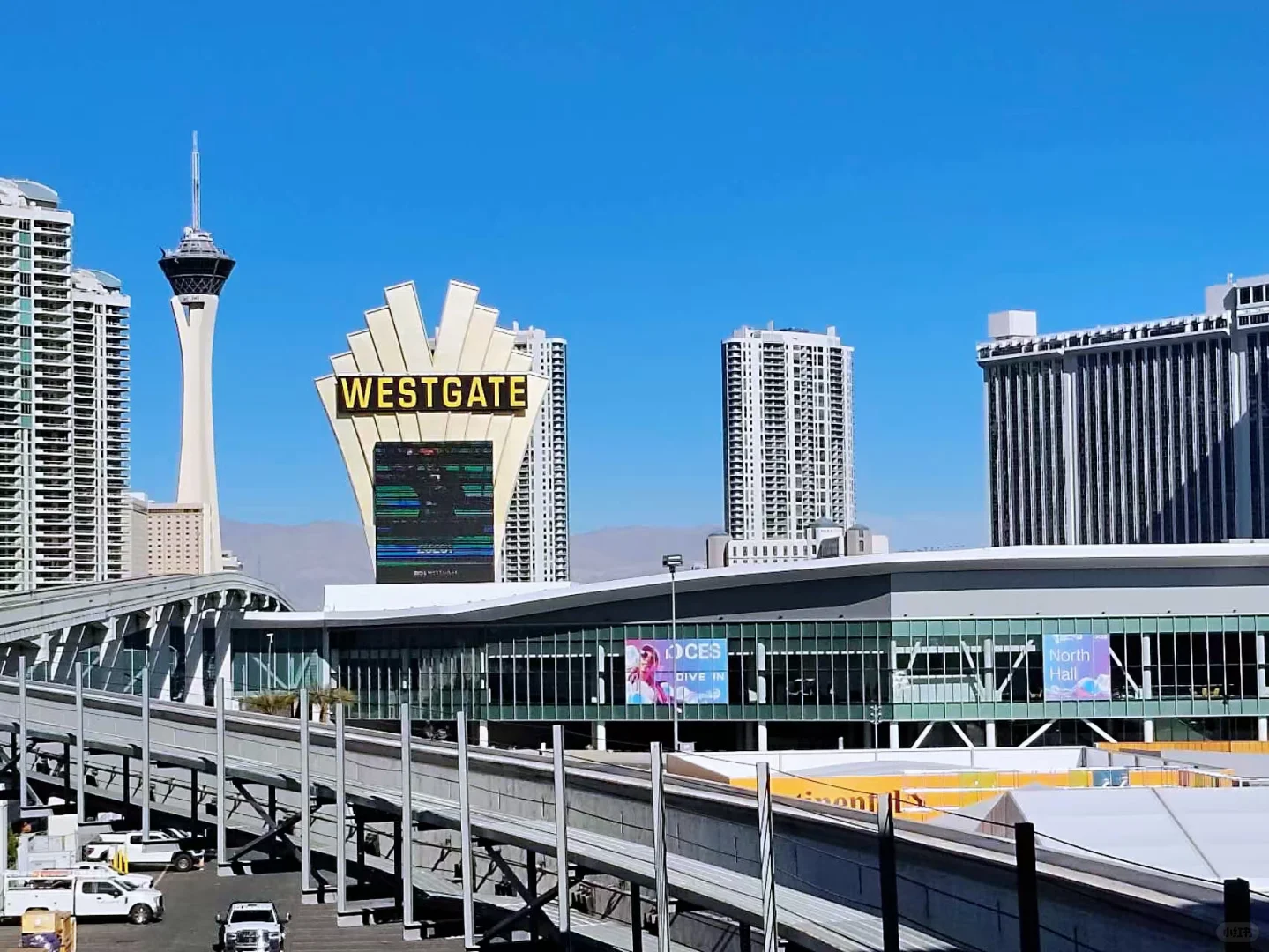 美国CES现场情况来啦，人流如织!