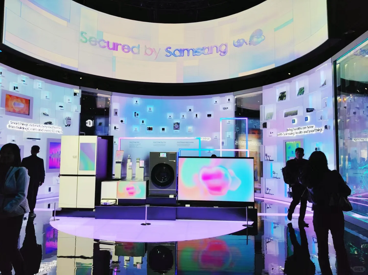 美国CES现场情况来啦，人流如织!