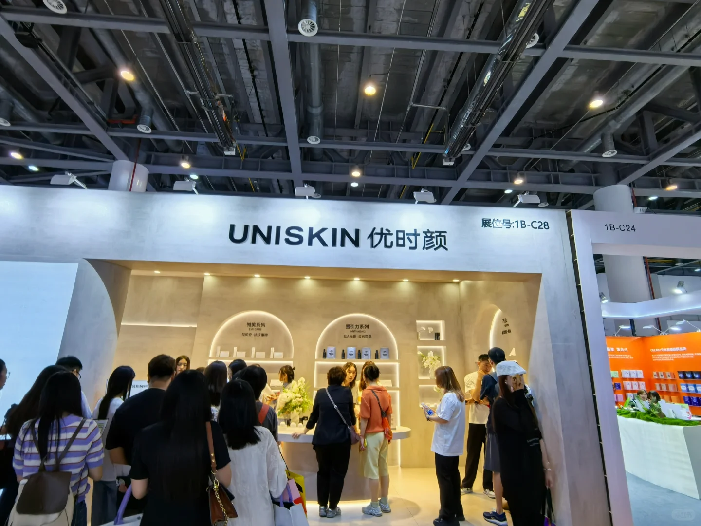 今年的cbe 杭州稍微有点小