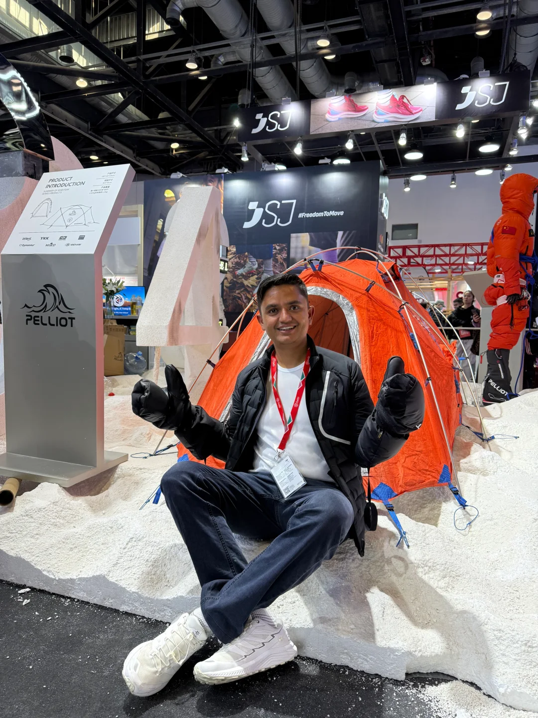 我来北京参加ISPO户外用品展览会了⛺️