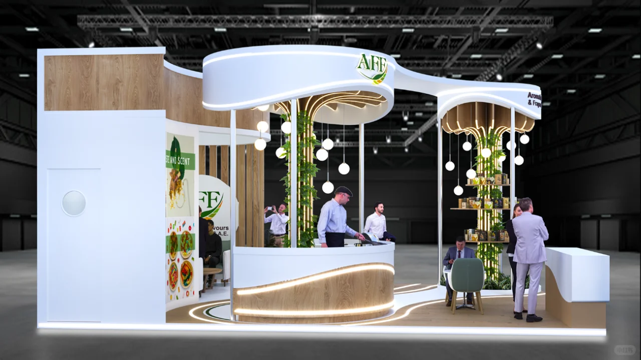 展会展台设计搭建 | 54㎡ 呼吸感原料展