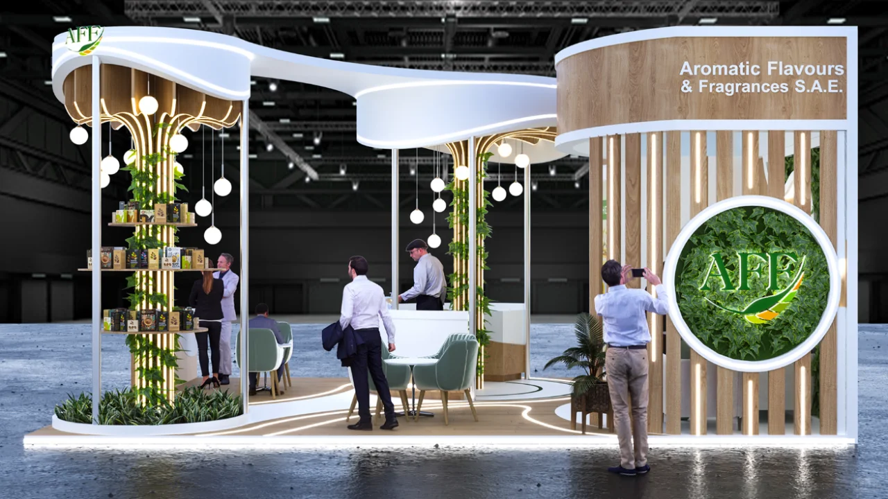 展会展台设计搭建 | 54㎡ 呼吸感原料展