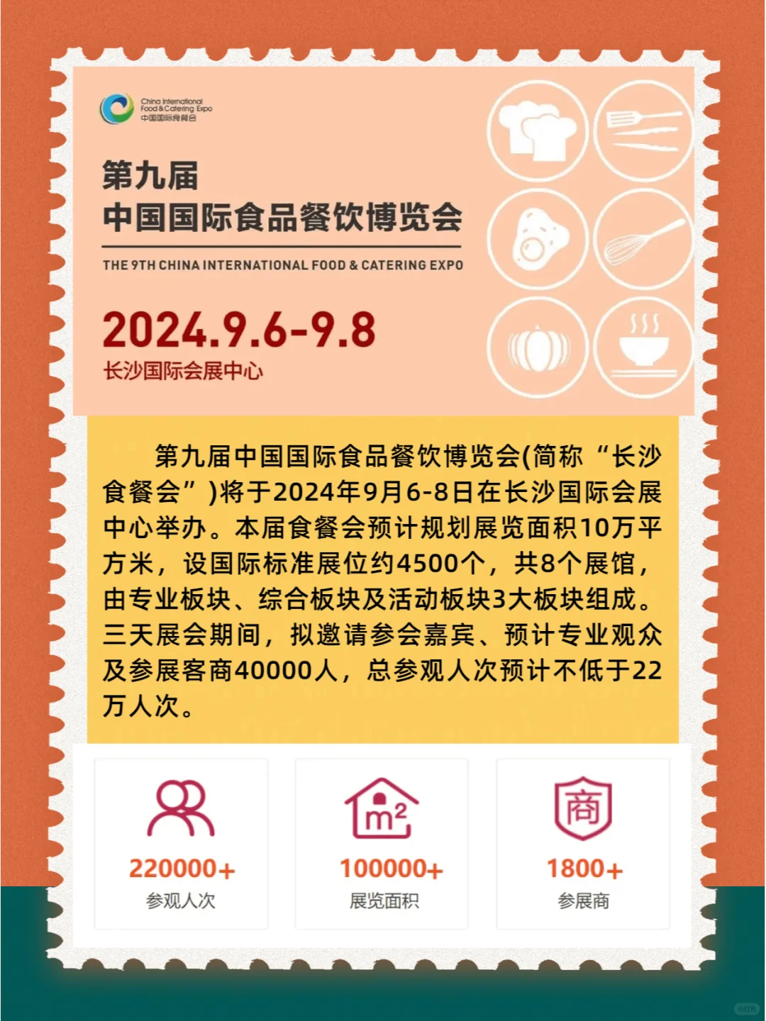 美食盛宴：第九届中国国际食品餐饮博览会！
