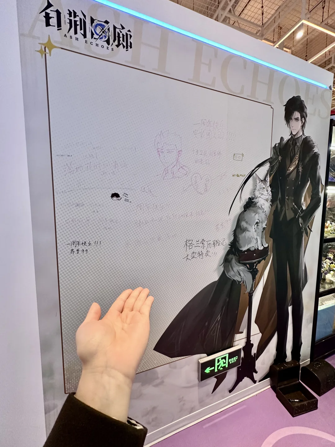 白荆回廊一周年画展快闪，这对吗。。。