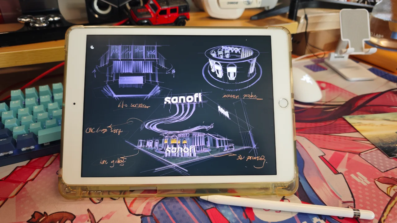 2024赛诺菲进博会丨展台设计