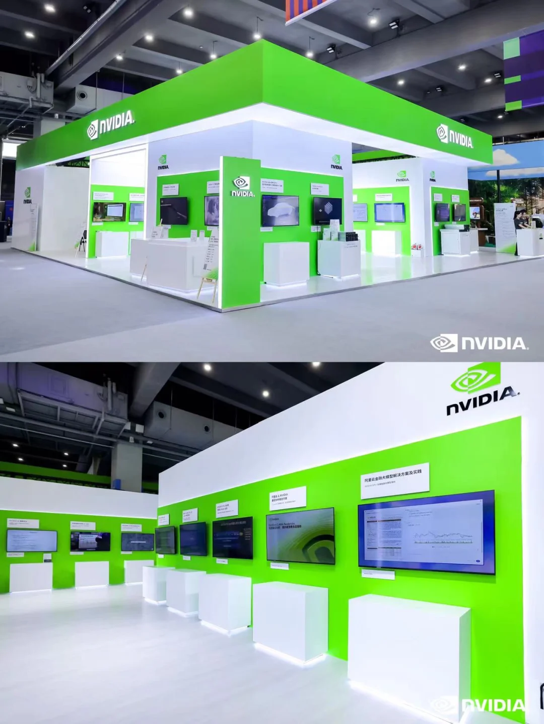?上海杭州展会搭建公司｜NVIDIA 展台