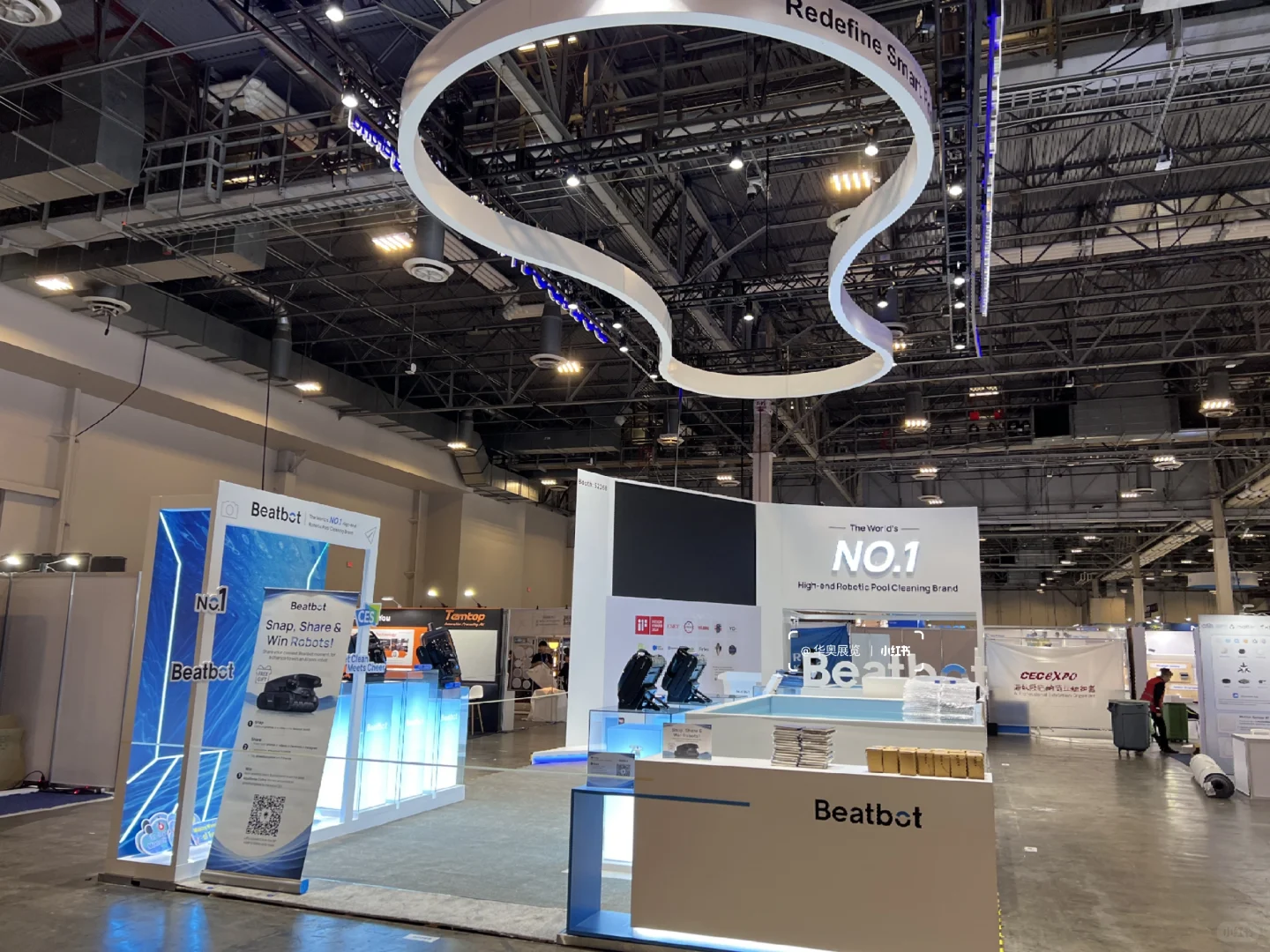 ?泳池里的黑科技！Beatbot在CES大放异彩
