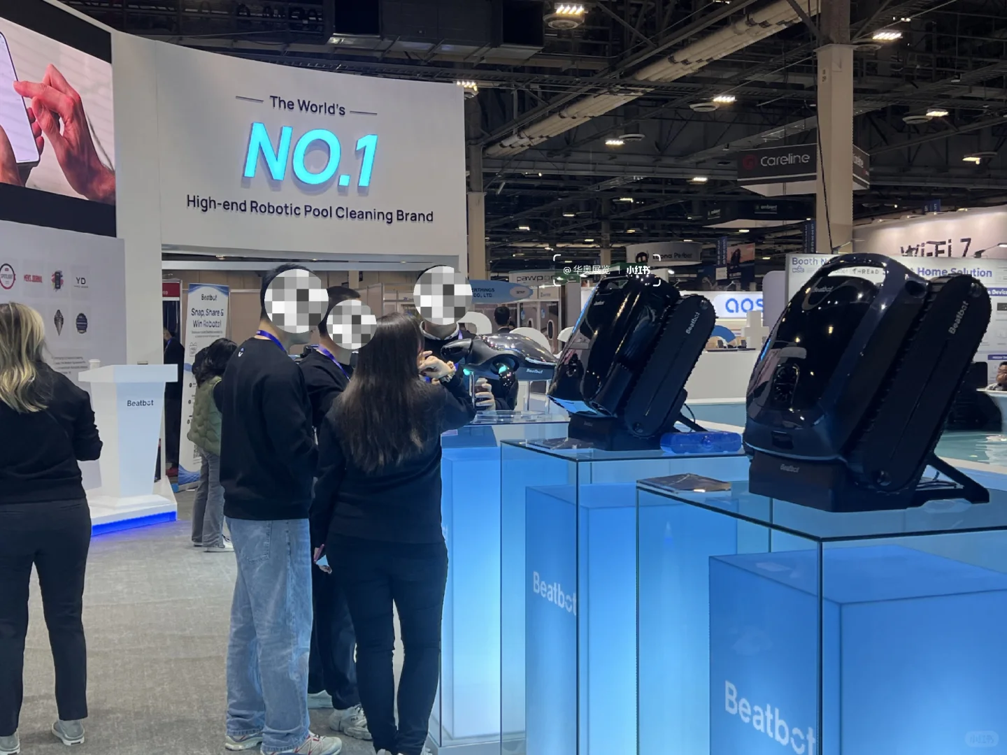 ?泳池里的黑科技！Beatbot在CES大放异彩