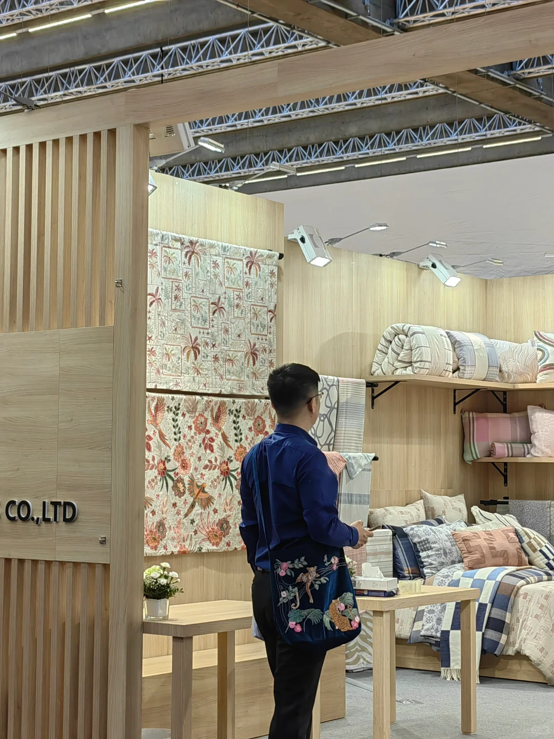 法兰克福家纺展，银丰人展会显身手