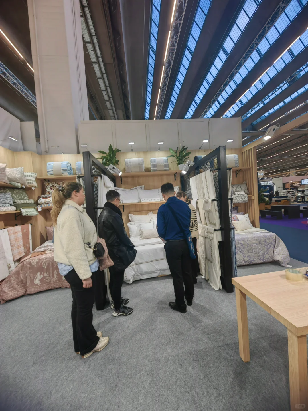 法兰克福家纺展，银丰人展会显身手