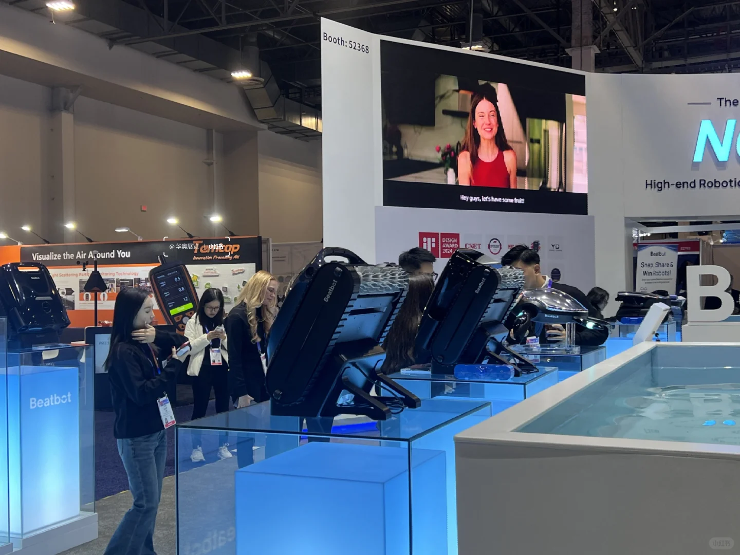 ?泳池里的黑科技！Beatbot在CES大放异彩