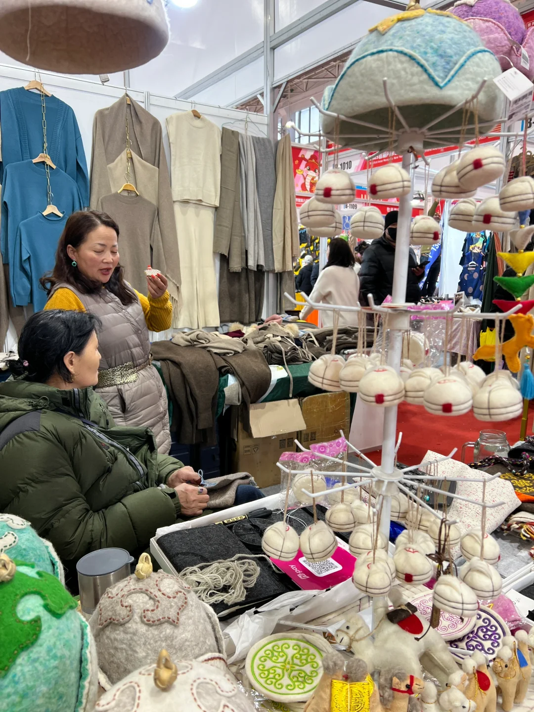 呼和浩特年货博览会还挺好逛的鸭?