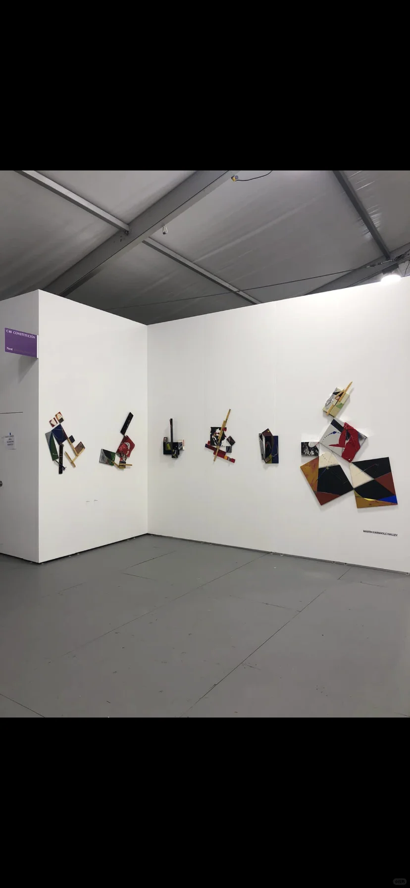 在UNTITLED MIAMI艺术博览会上的作品展示。