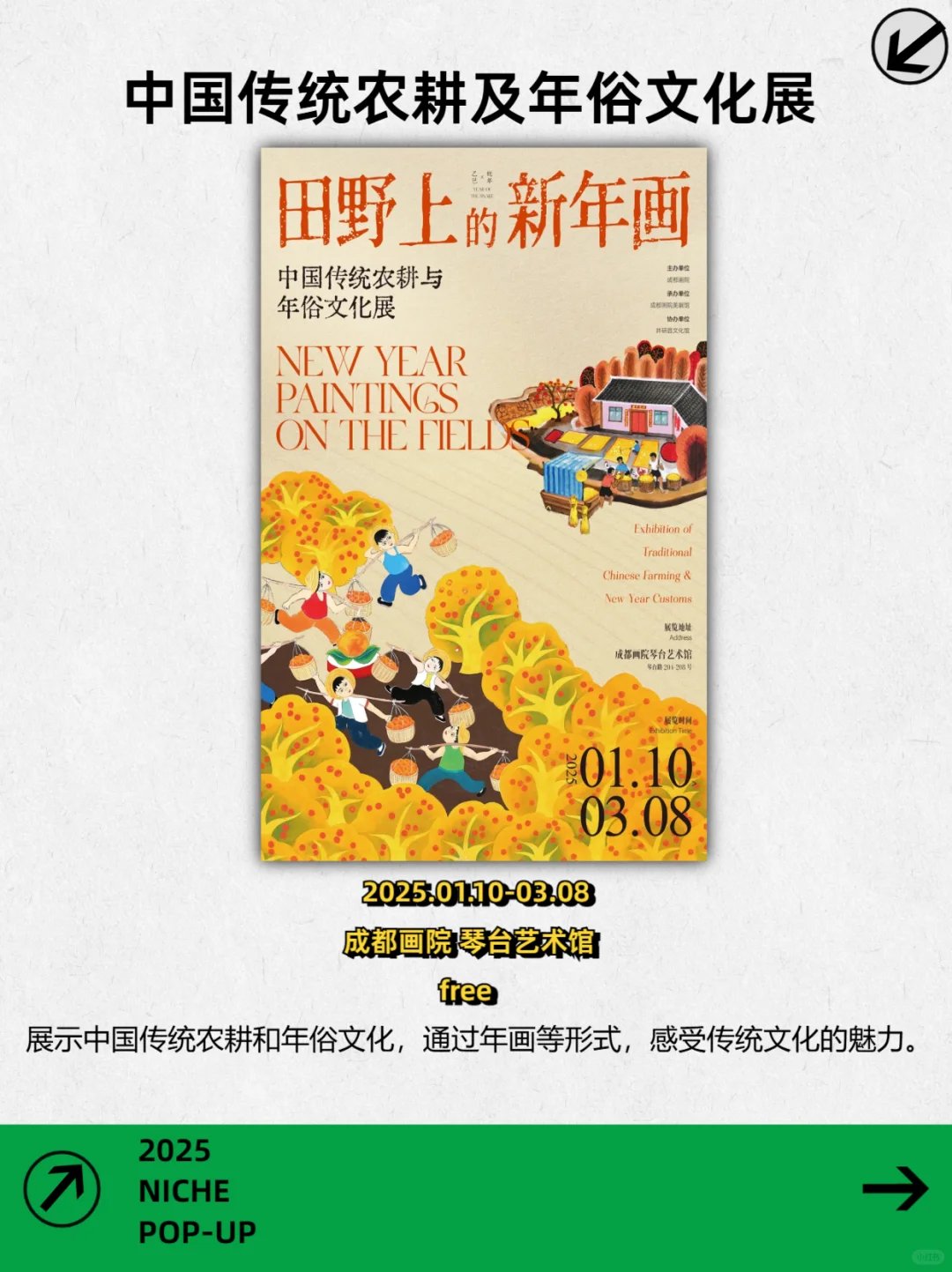 成都1.17-1.19|不容错过的10场小众活动❗