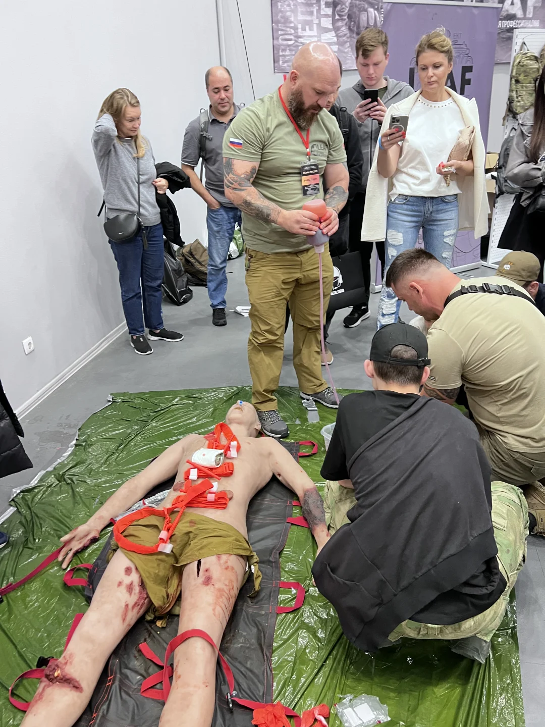 俄罗斯军事展见到了普老师✌️