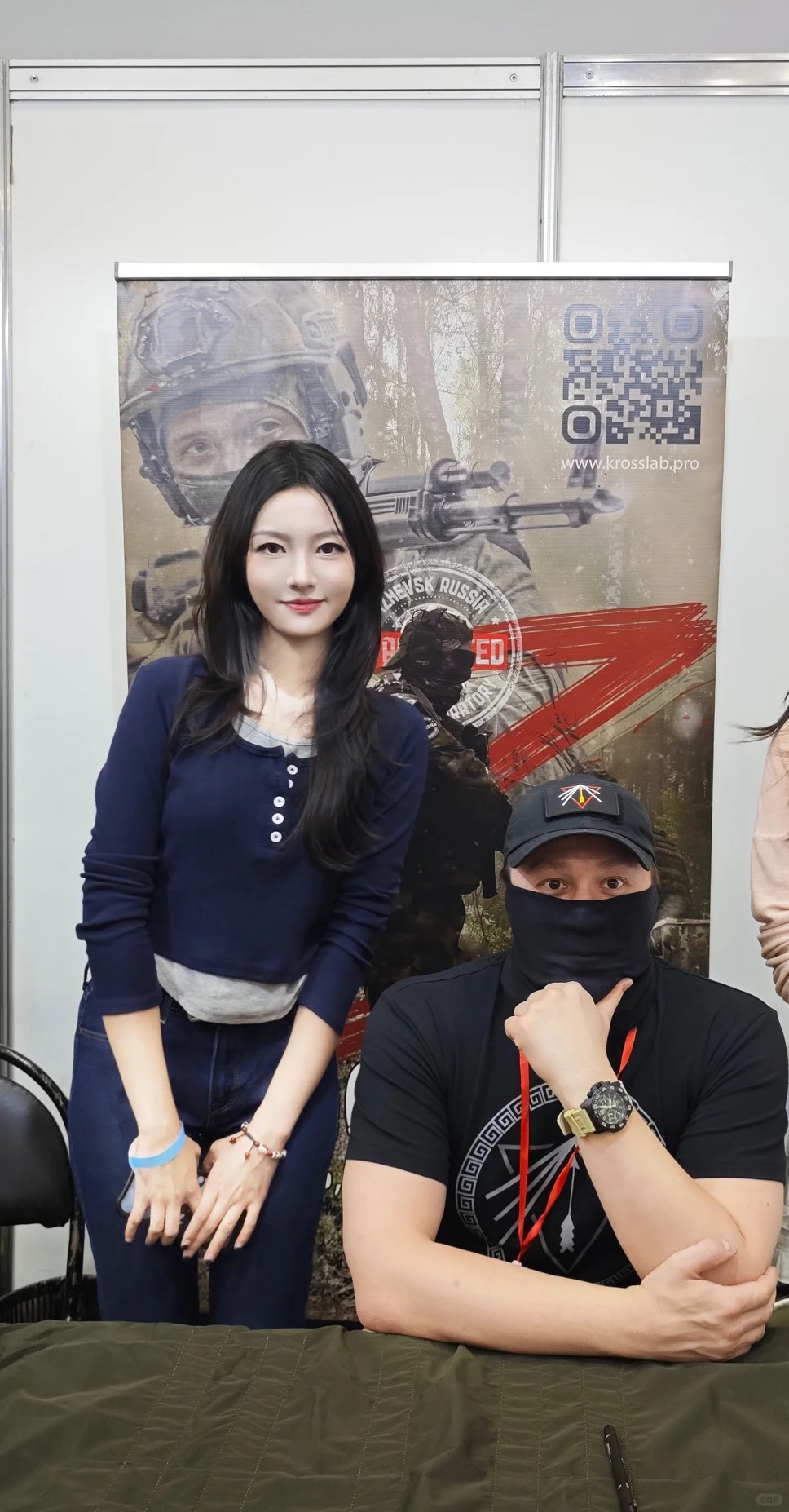 俄罗斯军事展见到了普老师✌️