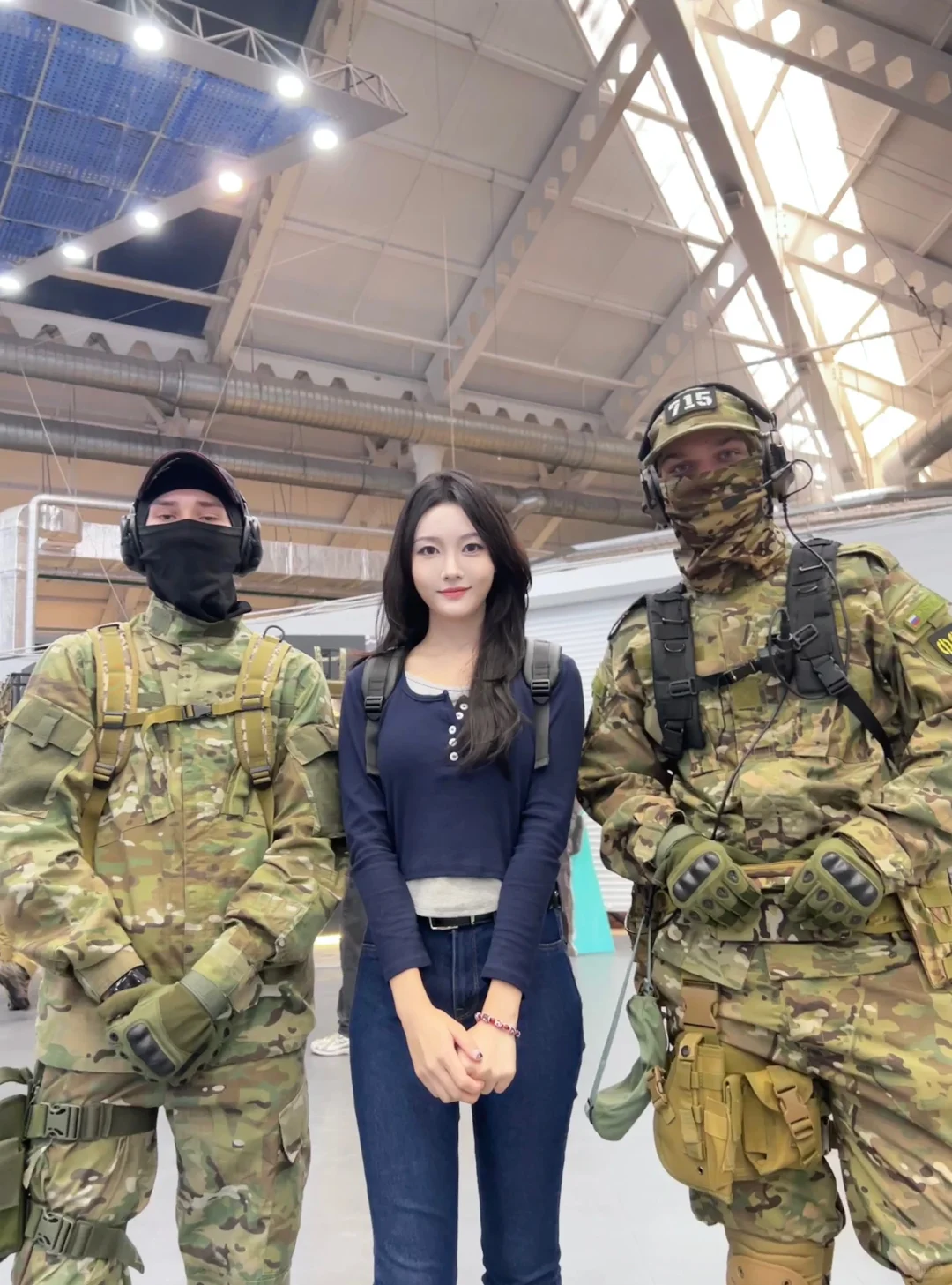 俄罗斯军事展见到了普老师✌️