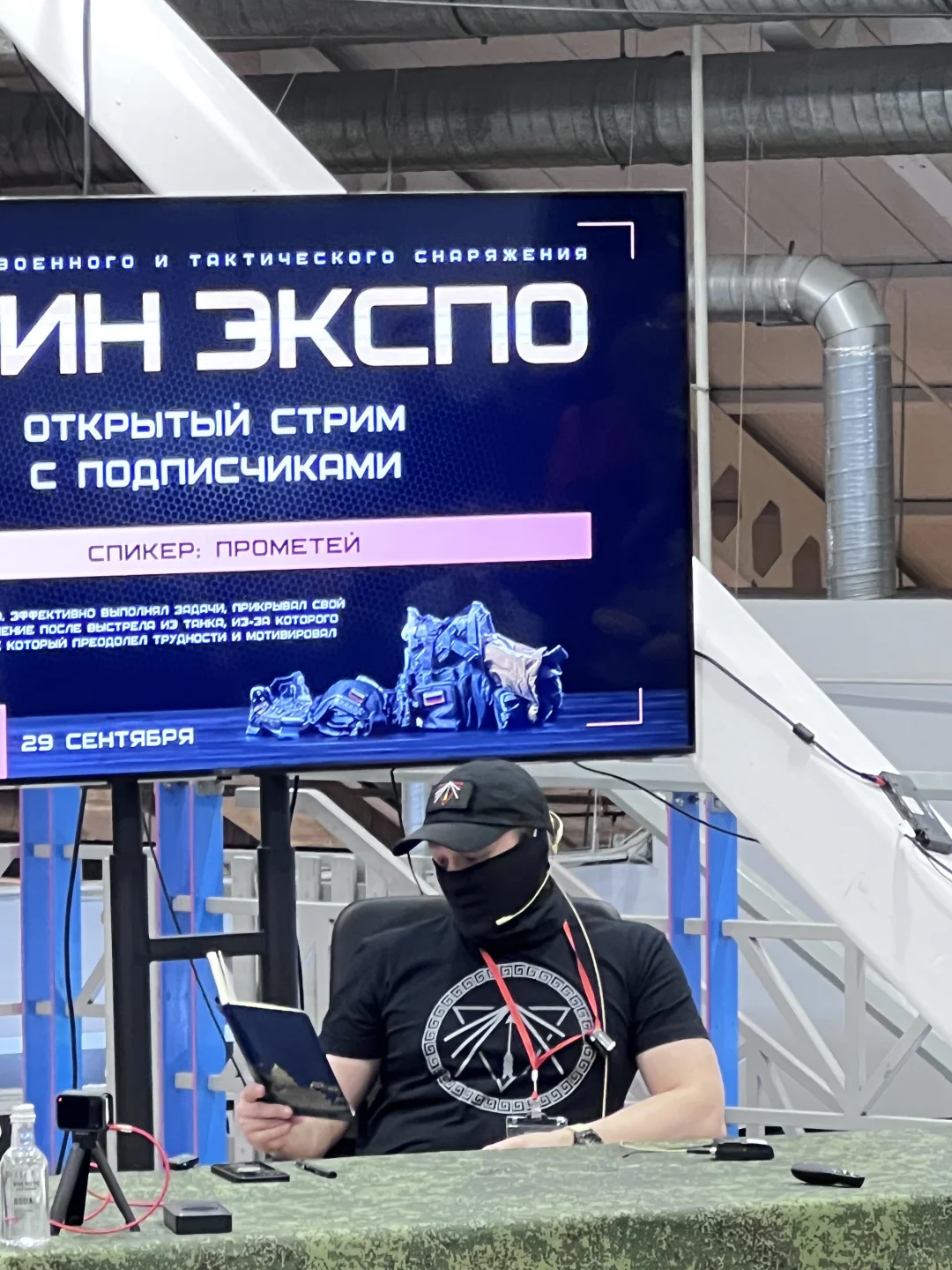 俄罗斯军事展见到了普老师✌️