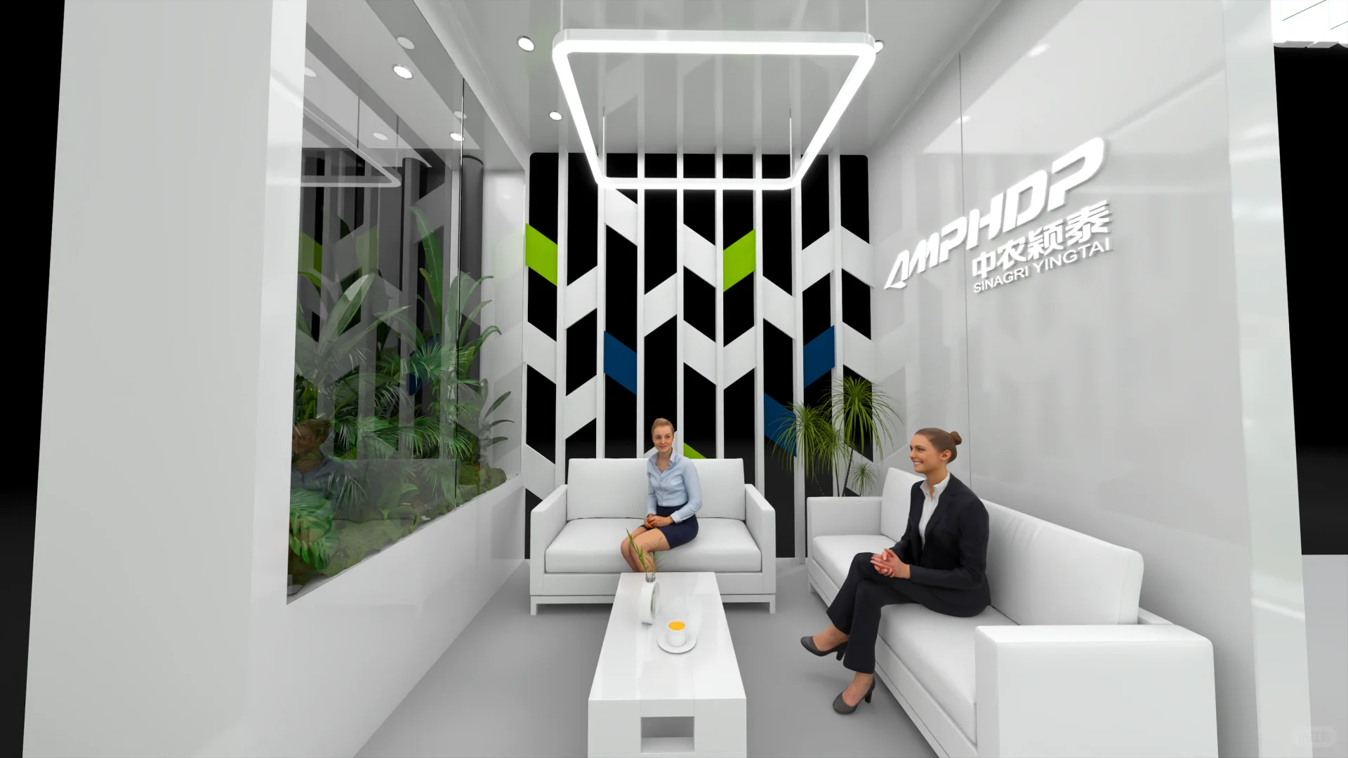 ??‍♀️青岛畜牧展｜108平展台设计｜新颖独特