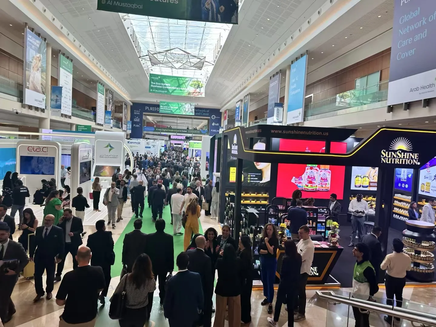 迪拜医疗展第一天