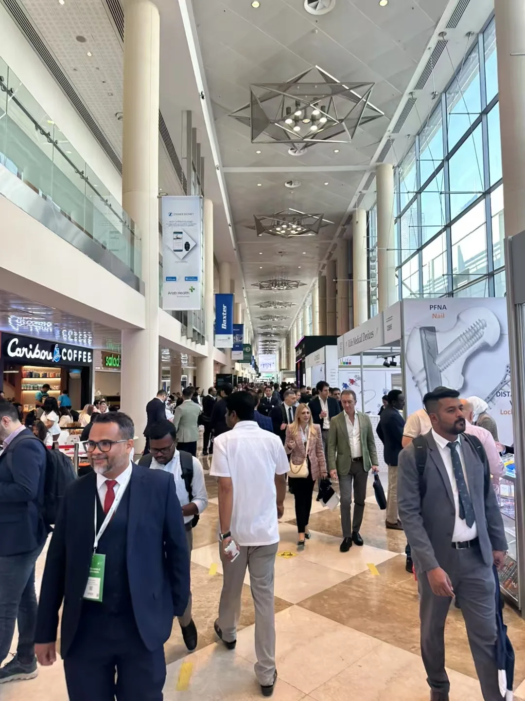 迪拜医疗展第一天