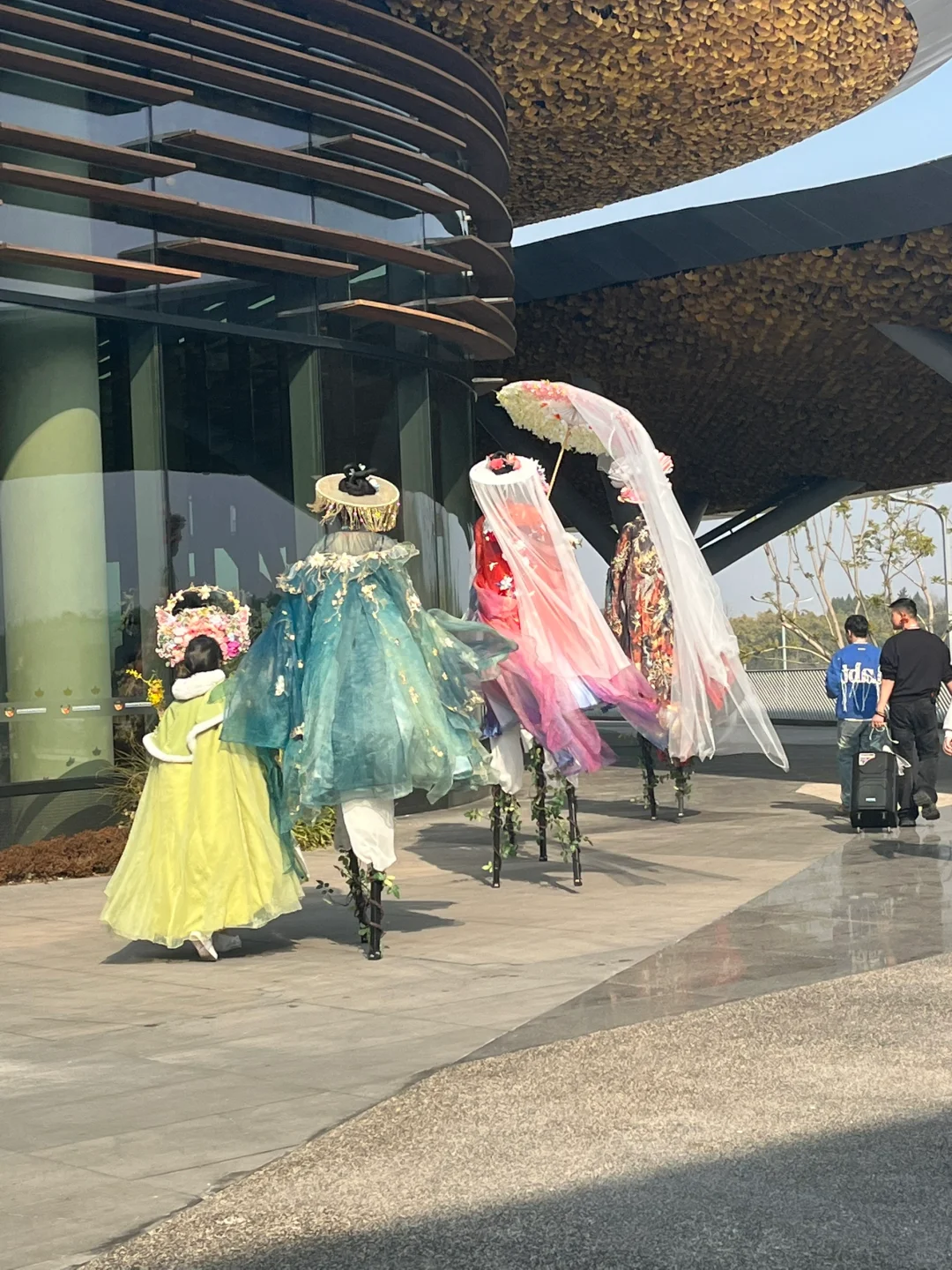 在园博会遇到仙女?‍♀️