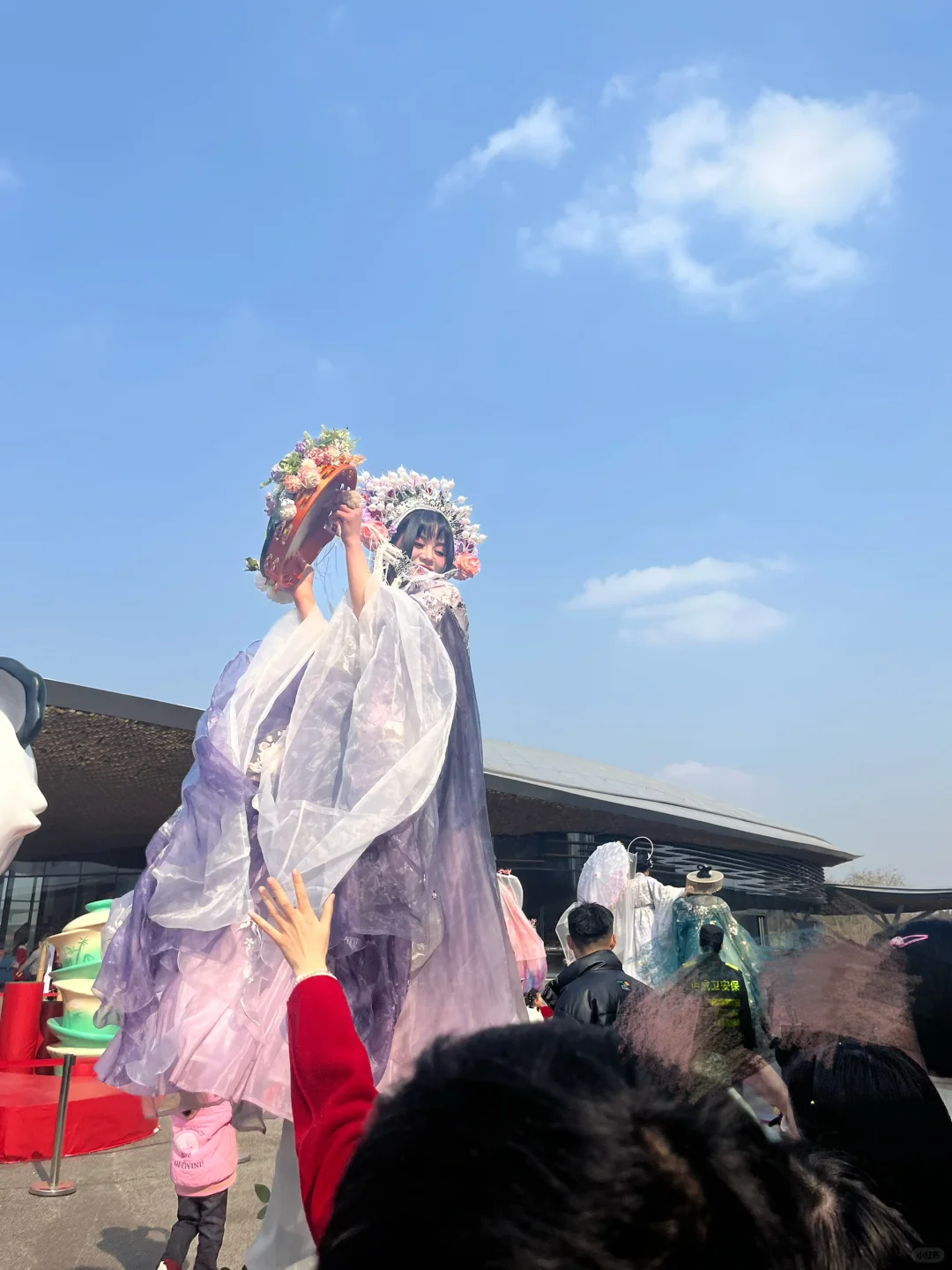 在园博会遇到仙女?‍♀️