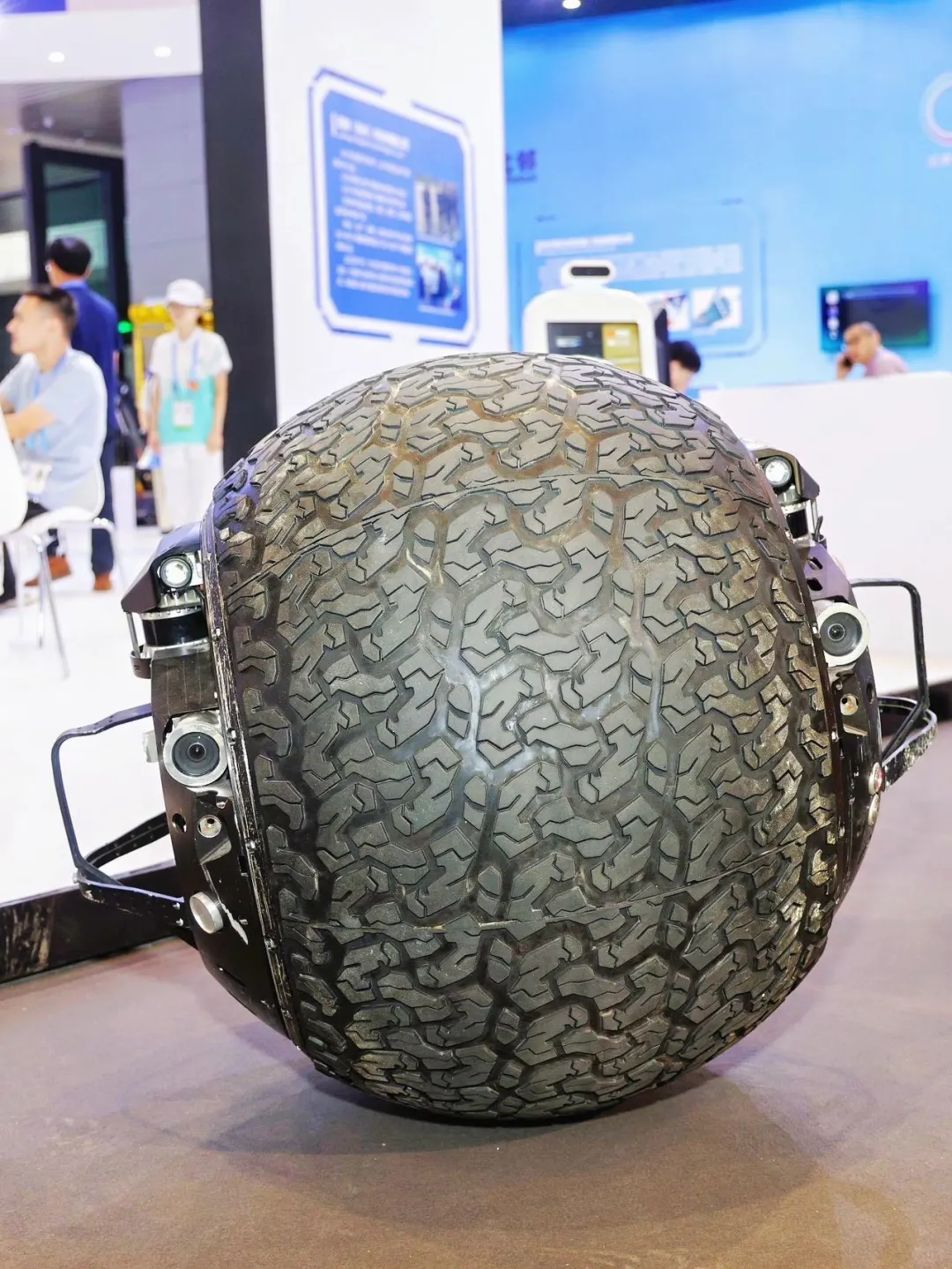 杭州大会展中心，超多机器人鸭?