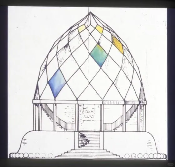 The Glass Pavilion，Bruno Taut，1914