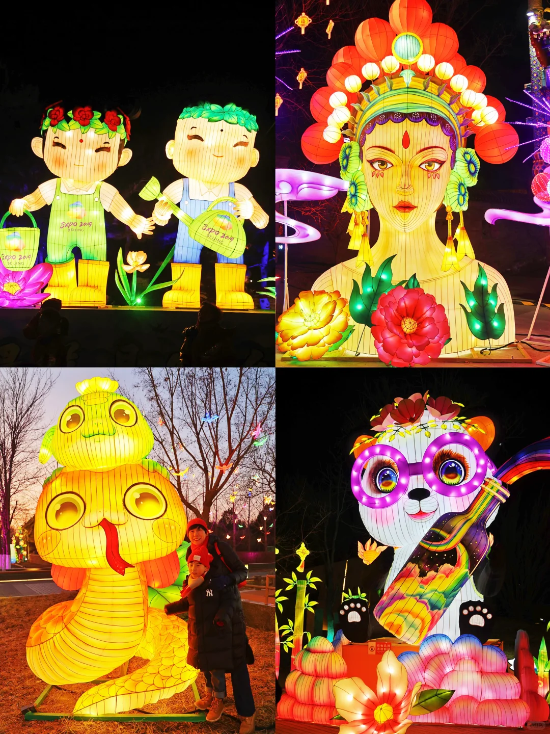 ?北京世园花灯节，玩到不想走！实探攻略
