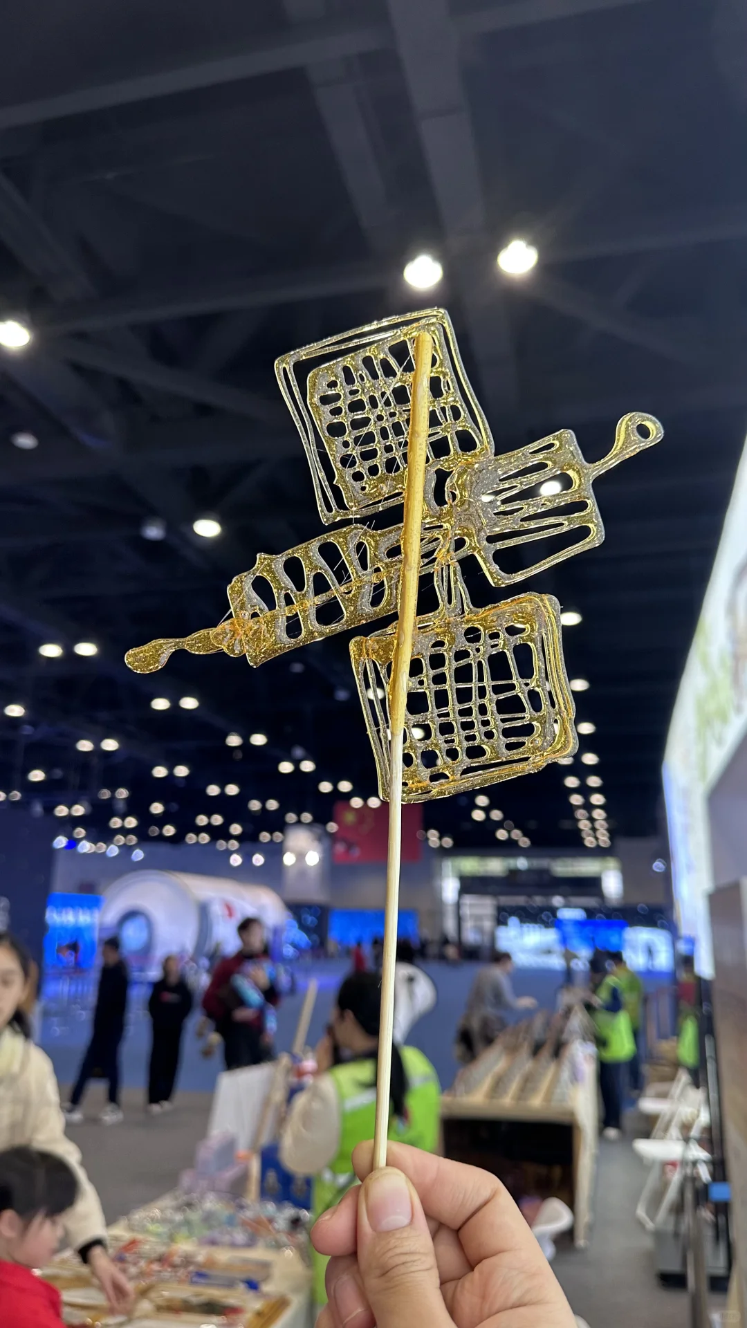 我在航空展画糖画