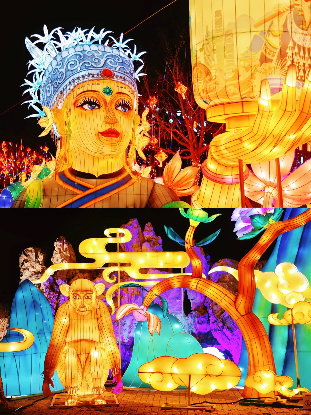 ?北京世园花灯节，玩到不想走！实探攻略